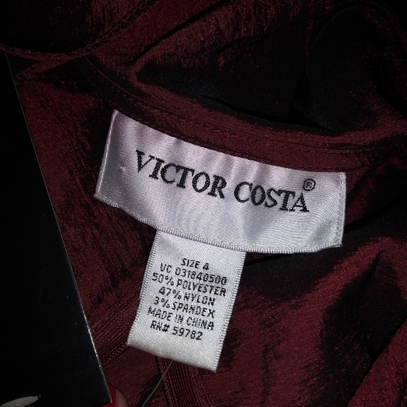Vintage Victor Costa Formal Detailed Top Sz. 4 - Picture 4 of 4